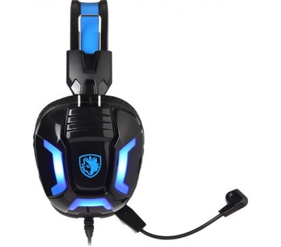Изображение 4 Наушники Sades SA-702 Element Black/Blue геймерские