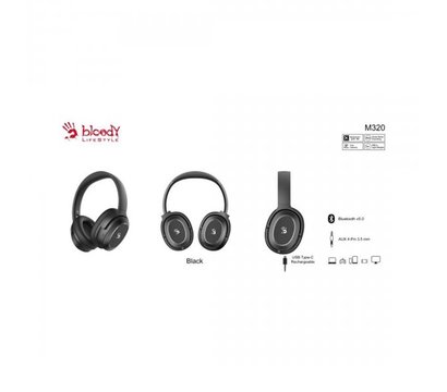 Изображение 5 Bluetooth гарнитура A4Tech Bloody M320 Black