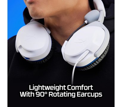 Зображення 5 Навушники HyperX Cloud Stinger 2 PS4/PS5, mini-jack, White-Blue — 75X29AA