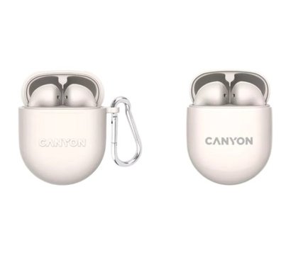Изображение 5 Наушники Canyon TWS-6 Beige — CNS-TWS6BE для телефона