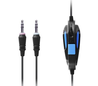 Изображение 6 Наушники Sades SA-701 Black/Blue поворотный
