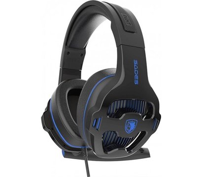 Зображення 6 Навушники Sades SA-726 Ppower Black/Blue зйомний