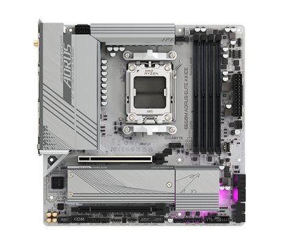 Зображення 2 Материнська плата Gigabyte B650M Aorus Elite AX ICE (sAM5, AMD B650)