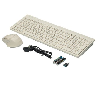 Зображення 3 Комплект мишка + клавіатура A4Tech Fstyler FG2400 Air Beige
