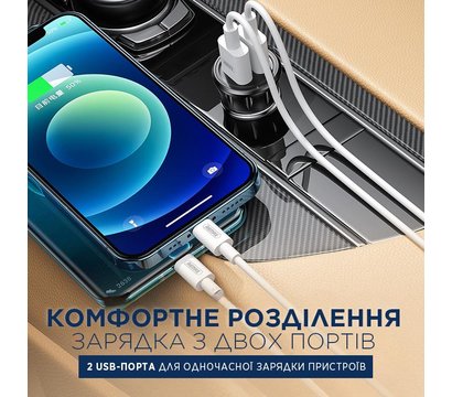 Зображення 4 Зарядний пристрій Remax Vanguard Series 2xUSB 2.4A Black — RCC-236