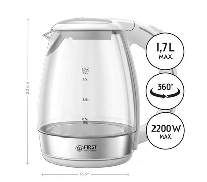 Изображение 6 Электрочайник First FA-5404-2-WI