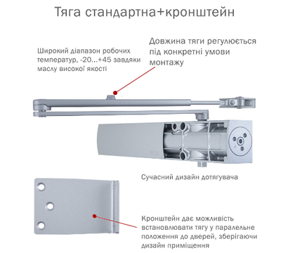 Зображення 2 Дотягувач Ryobi D-2200 BC UNIV Silver універсальна тяга