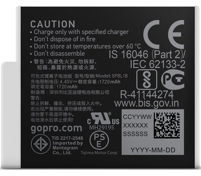 Зображення 3 Акумулятор для автореєстраторів GoPro Enduro Battery ADBAT-011