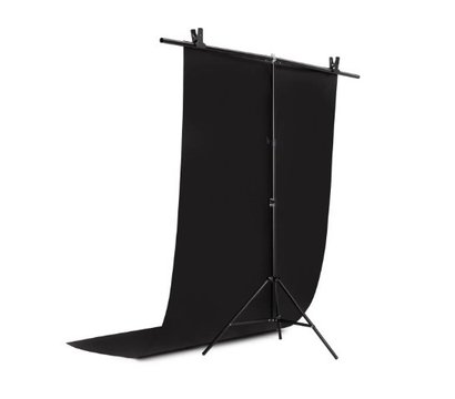 Зображення 4 Фон для фото Visico PVC-1520 Black (150x200см)