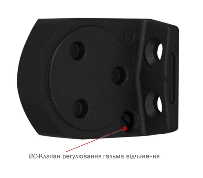 Зображення 4 Дотягувач Ryobi D-2005V BC STD Black верхній, Колір корпусу: чорний