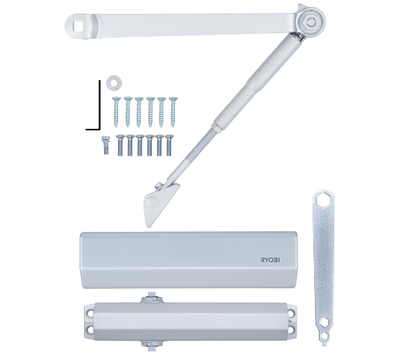 Изображение 7 Доводчик Ryobi DS-2055V BC STD HO Silver верхний, Цвет корпуса: серебристый