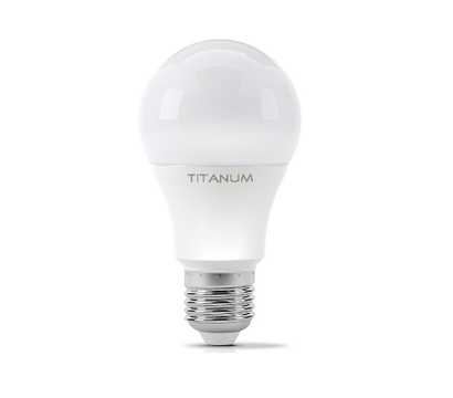 Зображення 2 LED лампочка Titanum A60 10W E27 4100K (TLA6010274) на 100 Вт