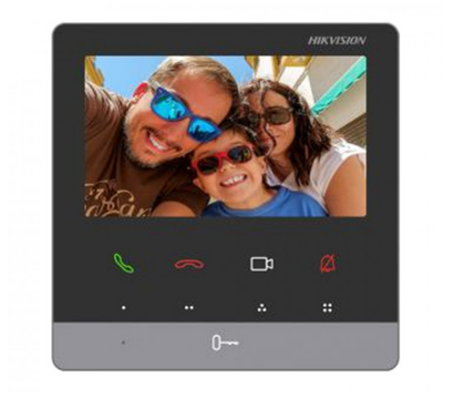 Зображення 2 Домофонний комплект HikVision DS-KH6100-E1 + DS-KV6103-PE1(С) сенсорні кнопки