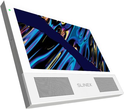 Изображение 3 Комплект видеодомофона Slinex Sonik 7 Cloud White + Tantos Triniti HD, Цвет (домофон + панель): белый + серый
