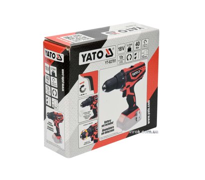Изображение 3 Дрель-шуруповерт Yato YT-82781