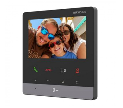 Зображення 4 Домофонний комплект HikVision DS-KH6100-E1 + DS-KV6103-PE1(С) сенсорні кнопки