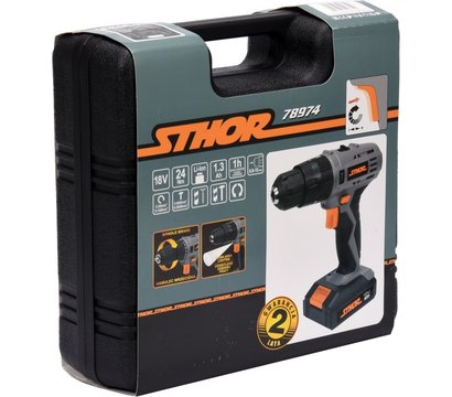 Изображение 5 Дрель-шуруповерт Sthor 78974