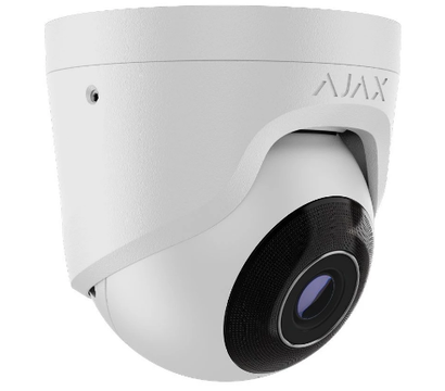 Зображення 2 8 MP відеокамера Ajax TurretCam ASP White (8 Мп, 4 мм), Фокусна відстань (мм): 4.0 мм