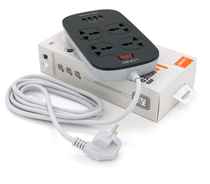Зображення 2 Мережевий фільтр Ldnio SC4407 White 4 розеток