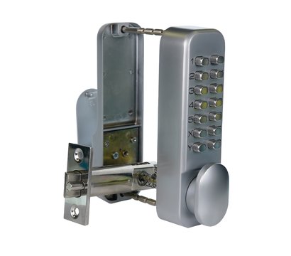 Зображення 2 Ригельний замок Trinix TRL-6102MPW Silver, Колір корпусу: сріблястий