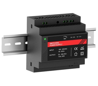 Зображення 2 ДБЖ Kraft Energy PSU-24015DIN(P) 24V (43-00111) без корпусу, Струм (А): 1.5 А