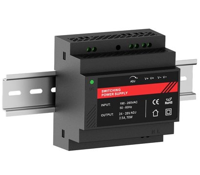 Зображення 2 Джерело безперебійного живлення Kraft Energy PSU-24025DIN(P) 24V (43-00112), Струм (А): 2.5 А