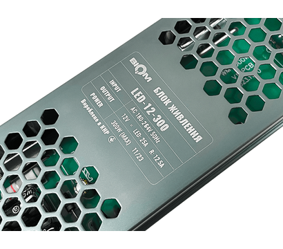 Зображення 4 Блок живлення для камер Biom LED-12-300 металевий, Струм (А): 25 А