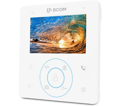 Зображення 4 Комплект відеодомофона Bcom BD-480 Kit White, Колір (домофон + панель): білий + сірий