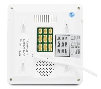 Зображення 8 Комплект відеодомофона Bcom BD-480 Kit White, Колір (домофон + панель): білий + сірий