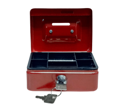 Изображение 2 Кэшбокс Technomax TS0038 Red/Blue/White 1 замок