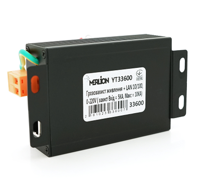 Изображение 2 Грозозащита Voltronic YT33600 вне корпуса, Скорость передачи данных в защищаемой линии: 100 МБит/с