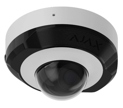 Зображення 3 Камера спостереження на 5 MP Ajax DomeCam Mini ASP White (5 Мп, 2.8 мм), Фокусна відстань (мм): 2.8 мм