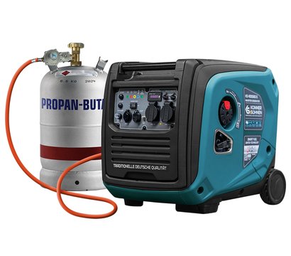 Зображення 2 Бензиновий + газ генератор Konner&Sohnen KS 4000iEG S