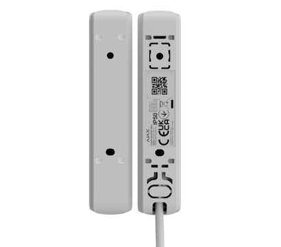 Изображение 3 Датчик открытия Ajax DoorProtect G3 Fibra White проводной связи, Цвет: белый