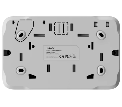 Изображение 4 Корпус Ajax Case A (106×168×56) Fibra White, Цвет: белый