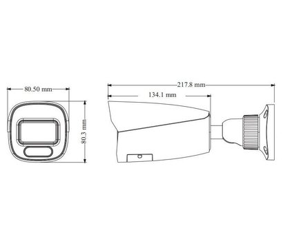 Зображення 2 6 MP відеокамера TVT TD-9462S4-C (D/PE/AW3) Black
