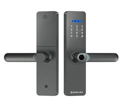 Зображення 3 Smart замок Seven Lock SL-7740BF Grey (5050), Колір корпусу: сірий