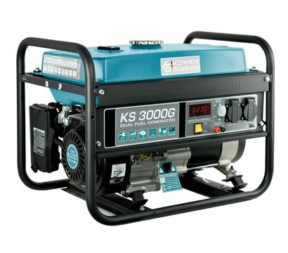 Зображення 3 Бензиновий + газ генератор Konner&Sohnen KS 3000G