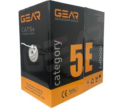 Зображення 3 Кабель вита пара Gear FTP 5e 4х2х0, 51 CCA внутр. (ал+мідь) 305м