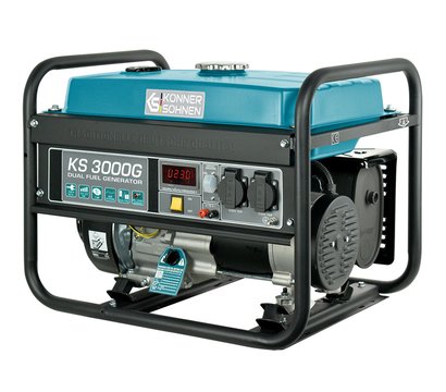 Зображення 4 Бензиновий + газ генератор Konner&Sohnen KS 3000G