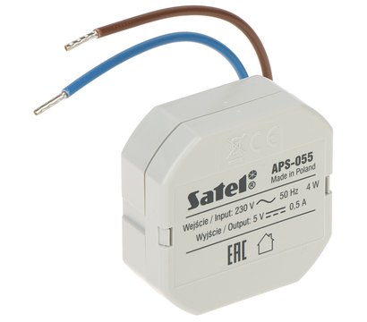 Изображение 2 Блок питания для камер Satel APS-055 пластмассовый