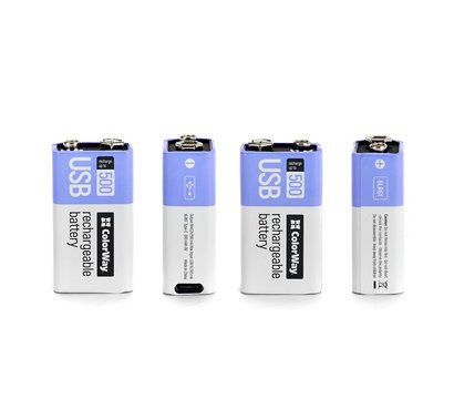 Зображення 3 Акумулятор ColorWay Крона Li-Pol 390 mAh BL - CW-UB9V-06