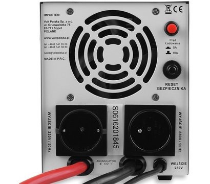 Изображение 4 ИБП Volt Polska Sinus PRO 800E (3SP080012E) 800 ВА, Выходная мощность (Вт): 500 Вт