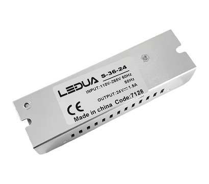 Изображение 2 Блок питания для камер Ledua 36W-IP20 24V - 7128 металлический