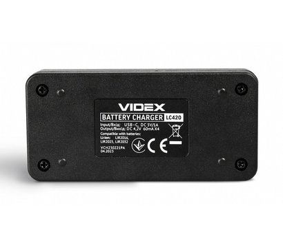 Зображення 4 Зарядка для батарейок Videx VCH-LC420 3V
