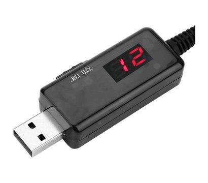 Изображение 2 Кабель для роутера Dynamode USB to DC 5/9/12V, 5.5 х 2.1 мм - KWS-912V