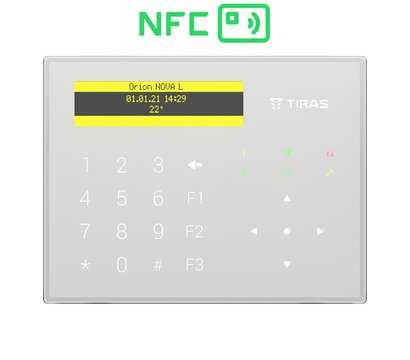 Изображение 4 Клавиатура Tiras K-GLCD+ White, Цвет: белый