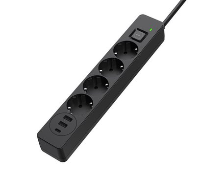 Зображення 4 ColorWay CW-CHE432PDB 4, 3 х USB розеток