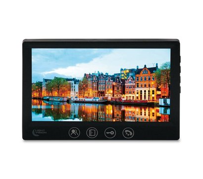 Зображення 2 Комплект домофону відео (кольоровий) LightVision Amsterdam FHD Black + RIO FHD(RF) White, Колір (домофон + панель): чорний + білий