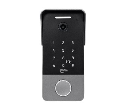 Изображение 3 Домофонный комплект LightVision Amsterdam FHD White + Rio FHD (Key) Silver сенсорные кнопки, Цвет (домофон + панель): белый + серебряный